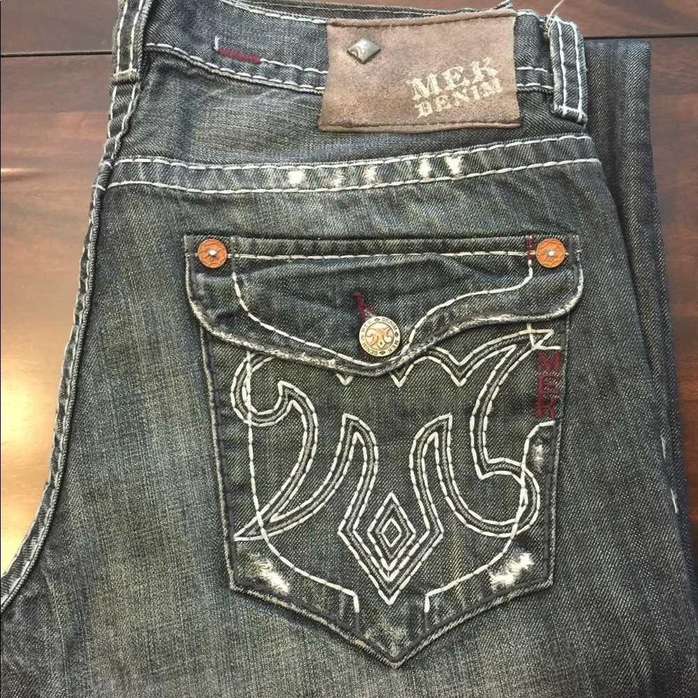 MEK Men 34 Jeans look like Rock Rivival